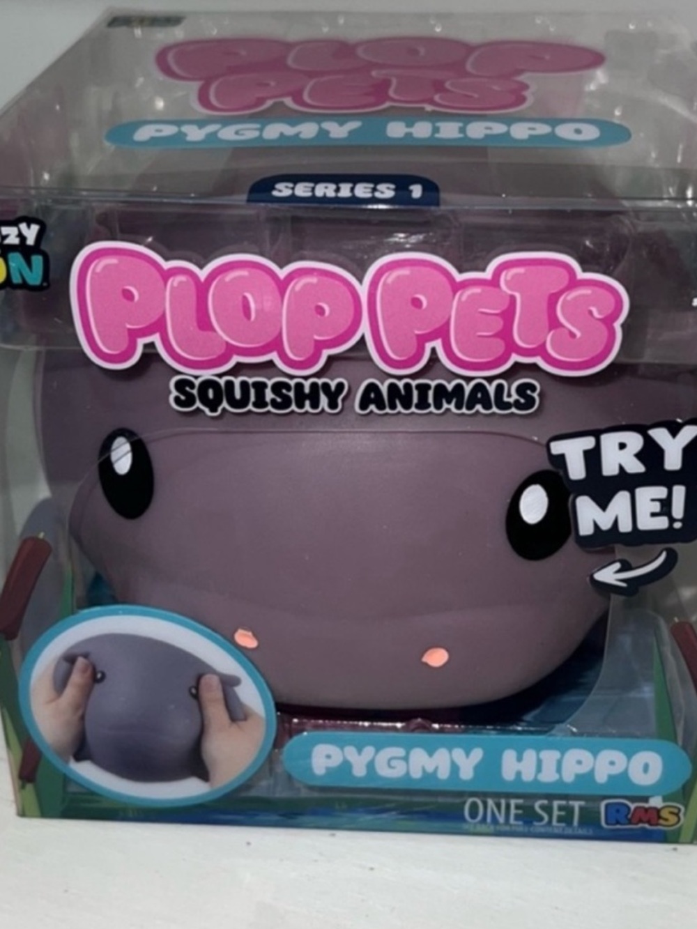Squishy Sea Animal Hippo - Lavender